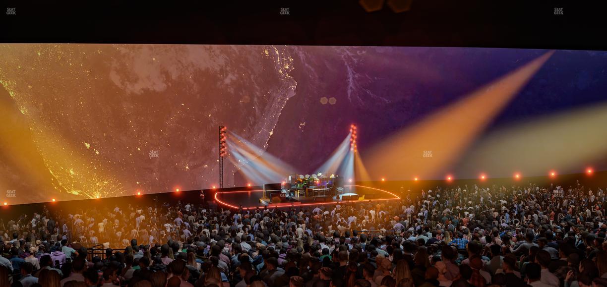 Sphere - Section 104 Seat View