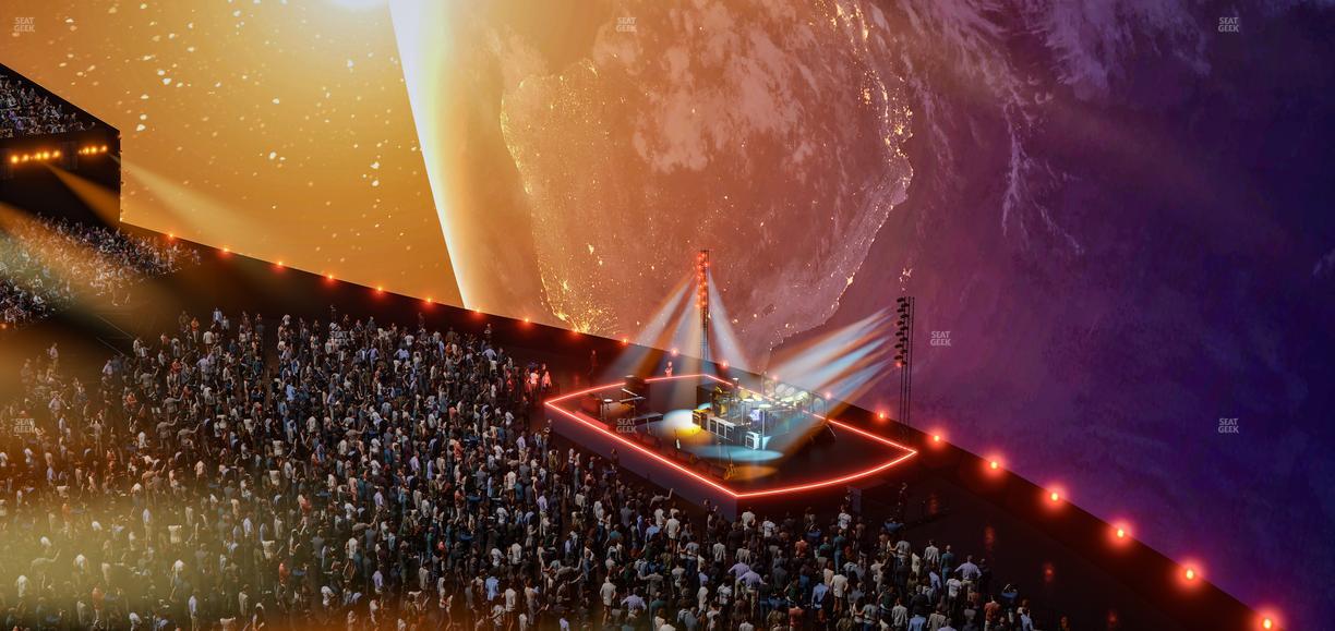 Sphere - Section 210 Seat View