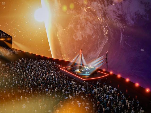 Sphere - Section 210 Seat View