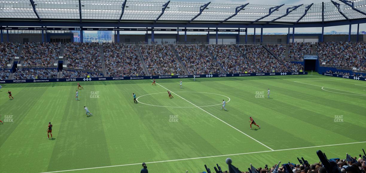 Sporting Park - Section 105 Seat View