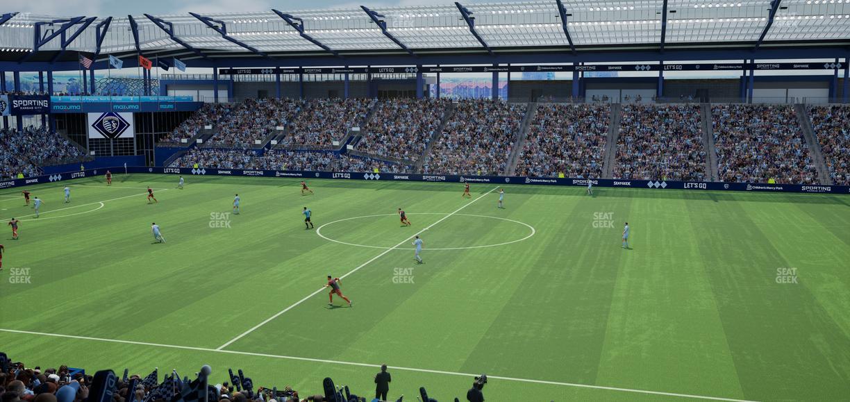 Sporting Park - Section 109 Seat View