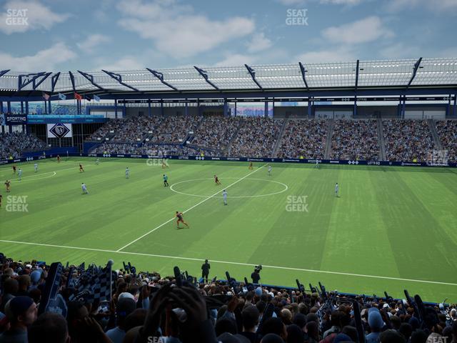 Sporting Park - Section 109 Seat View