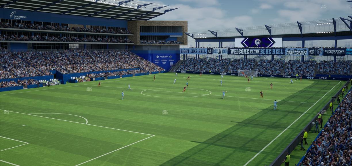 Sporting Park - Section 122 Seat View