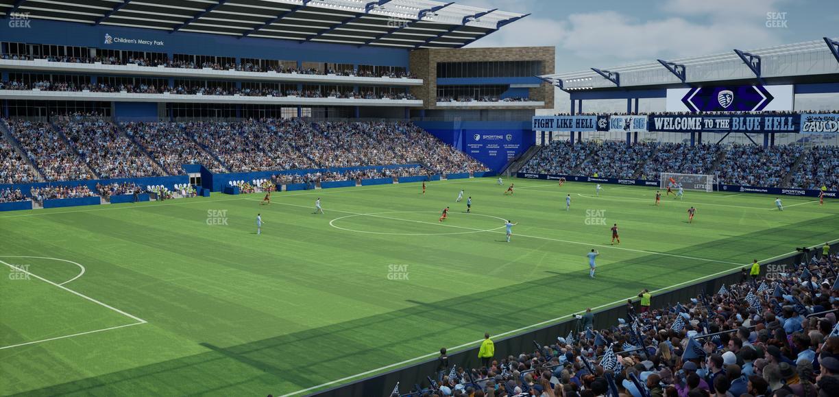 Sporting Park - Section 124 Seat View