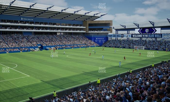 Sporting Park - Section 124 Seat View