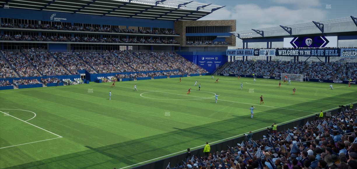 Sporting Park - Section 124 Seat View