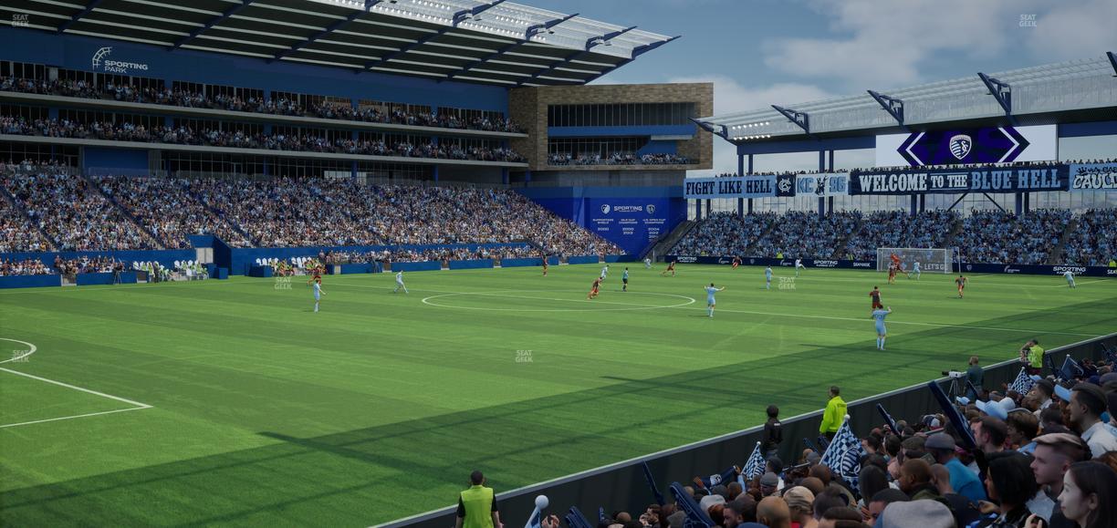 Sporting Park - Section 124 Seat View