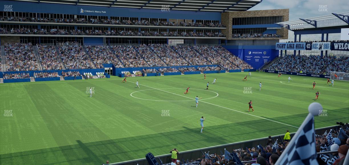 Sporting Park - Section 127 Seat View