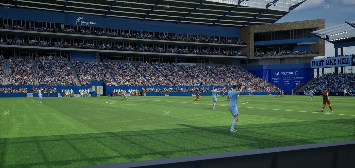 Sporting Park - Section 128 Seat View