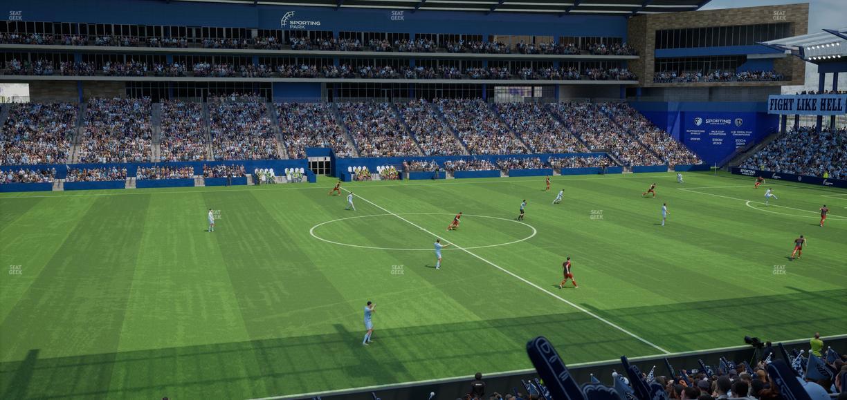 Sporting Park - Section 128 Seat View