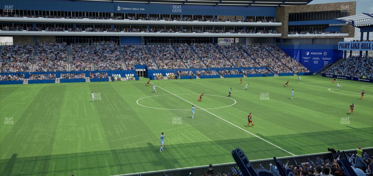 Sporting Park - Section 128 Seat View