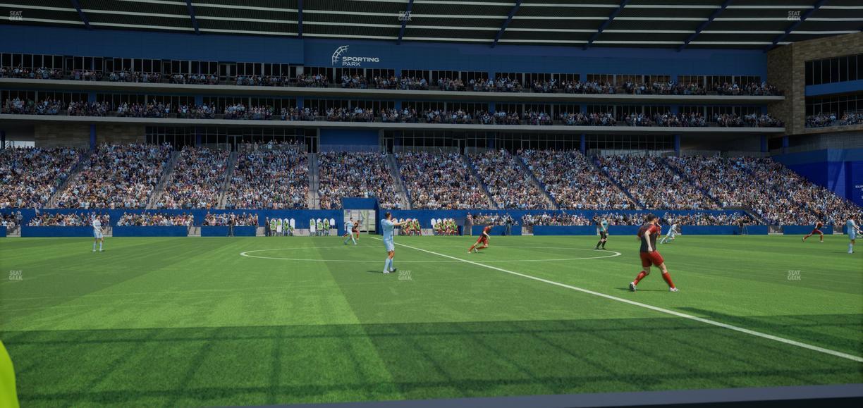 Sporting Park - Section 129 Seat View