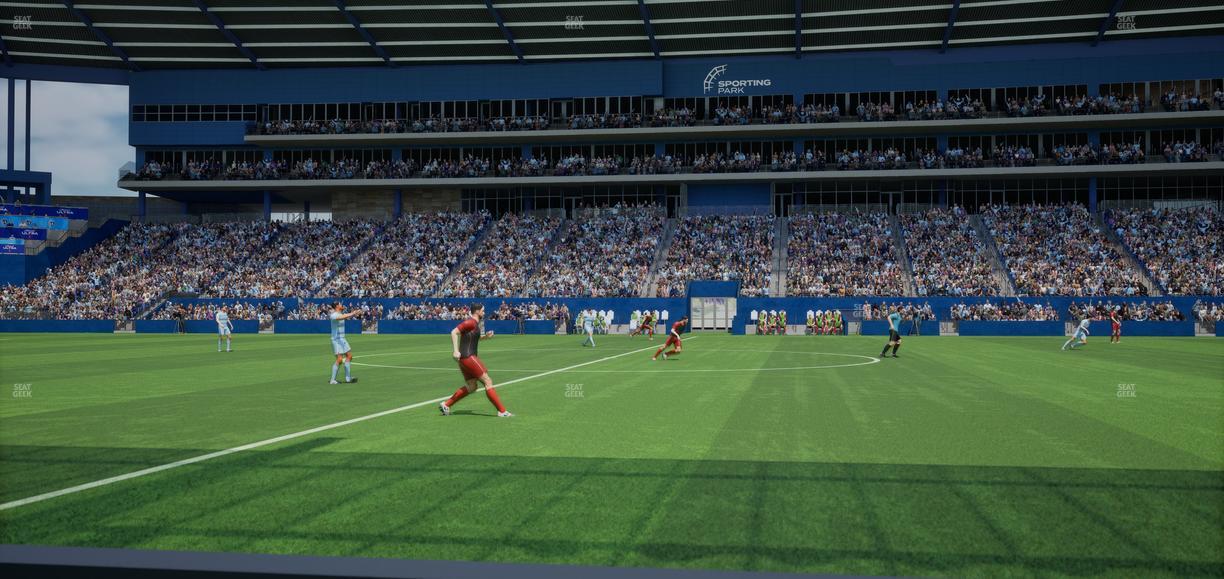 Sporting Park - Section 130 Seat View