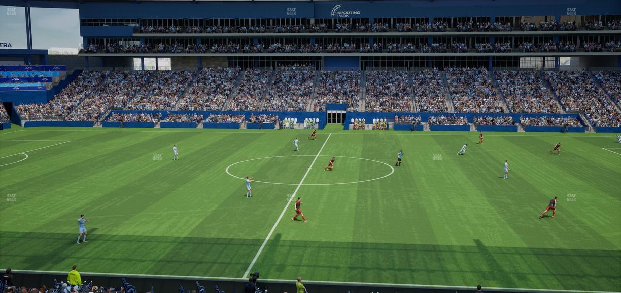 Sporting Park - Section 130 Seat View