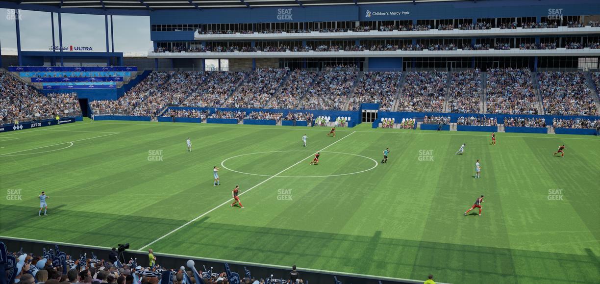 Sporting Park - Section 131 Seat View