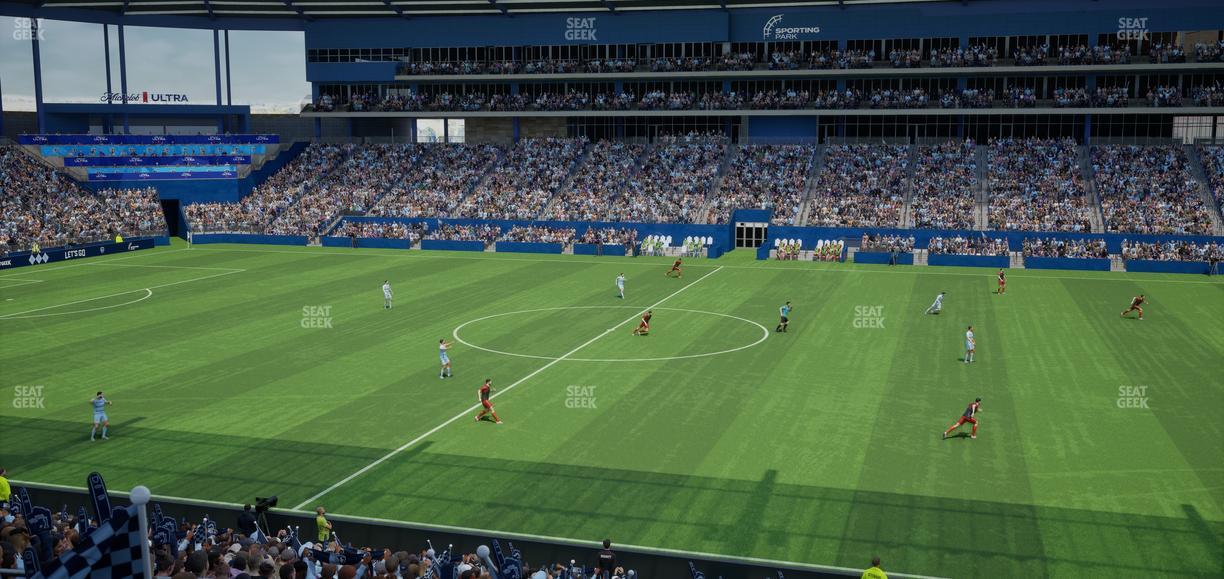 Sporting Park - Section 131 Seat View