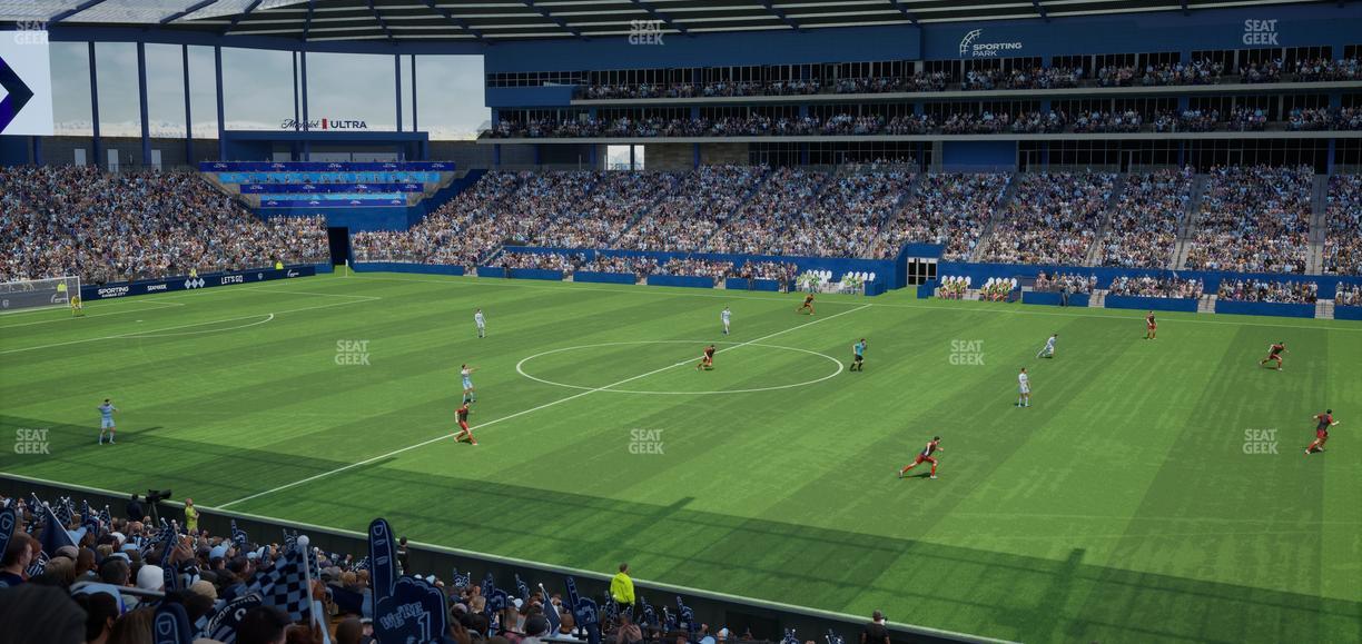 Sporting Park - Section 132 Seat View