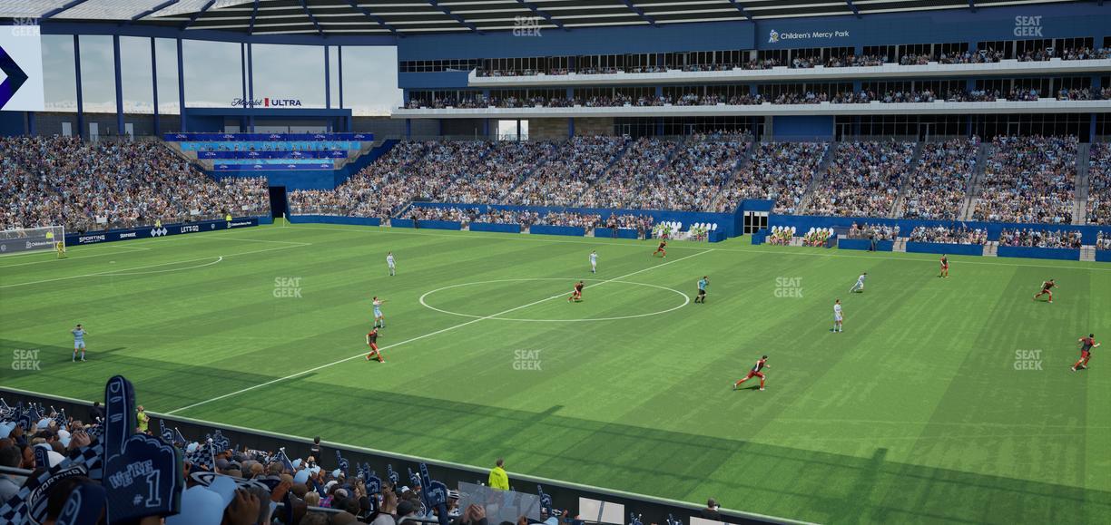 Sporting Park - Section 132 Seat View