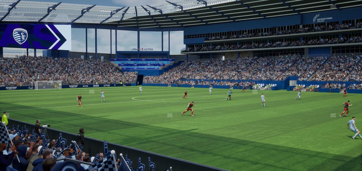 Sporting Park - Section 133 Seat View