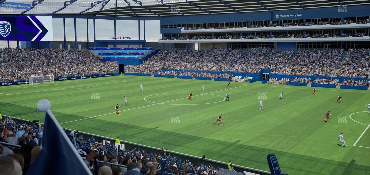 Sporting Park - Section 133 Seat View