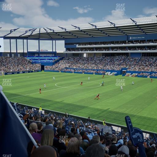 Sporting Park - Section 133 Seat View