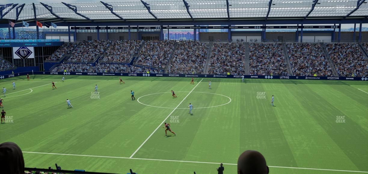 Sporting Park - Section Blue Kc Suite Seat View