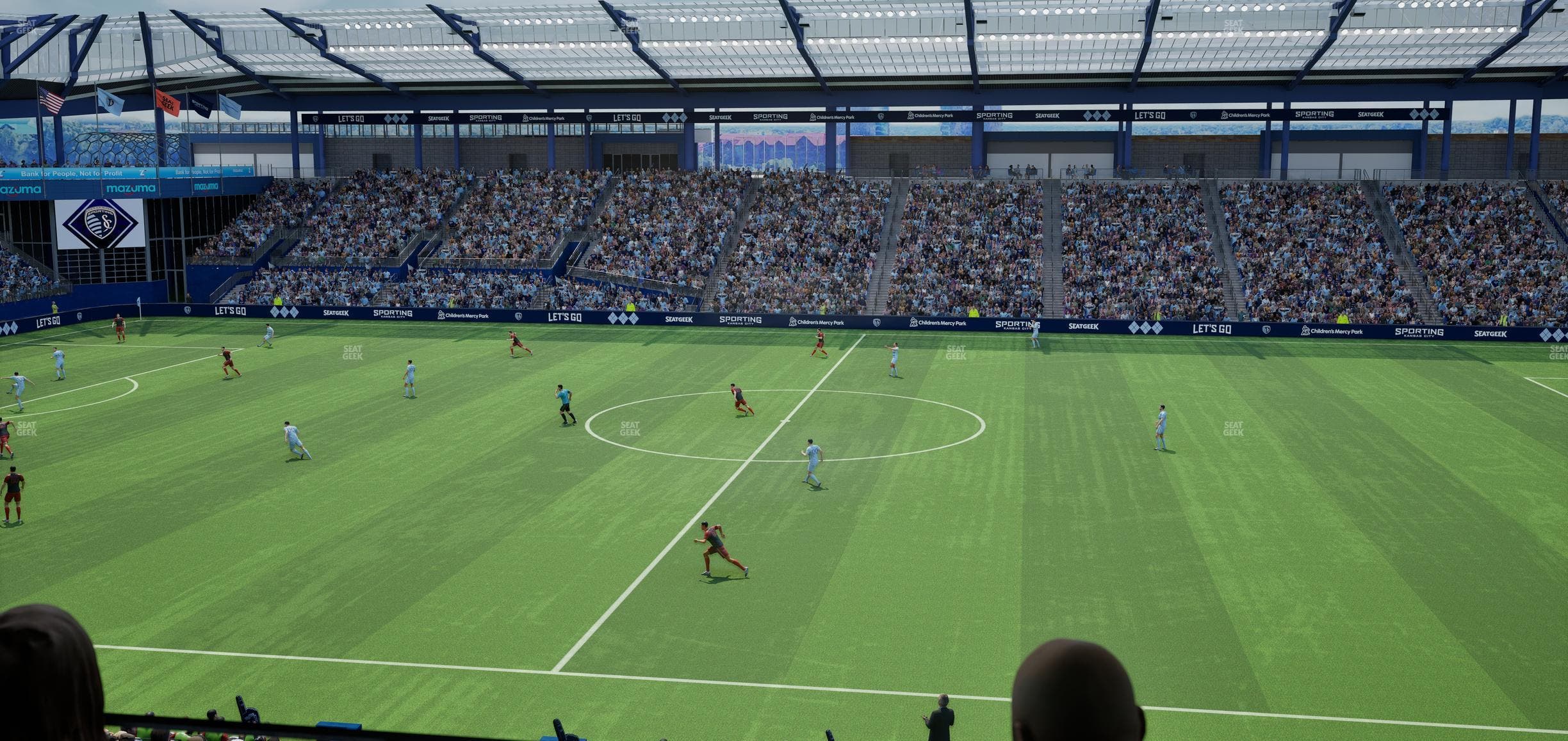 Sporting Park - Section Blue Kc Suite Seat View