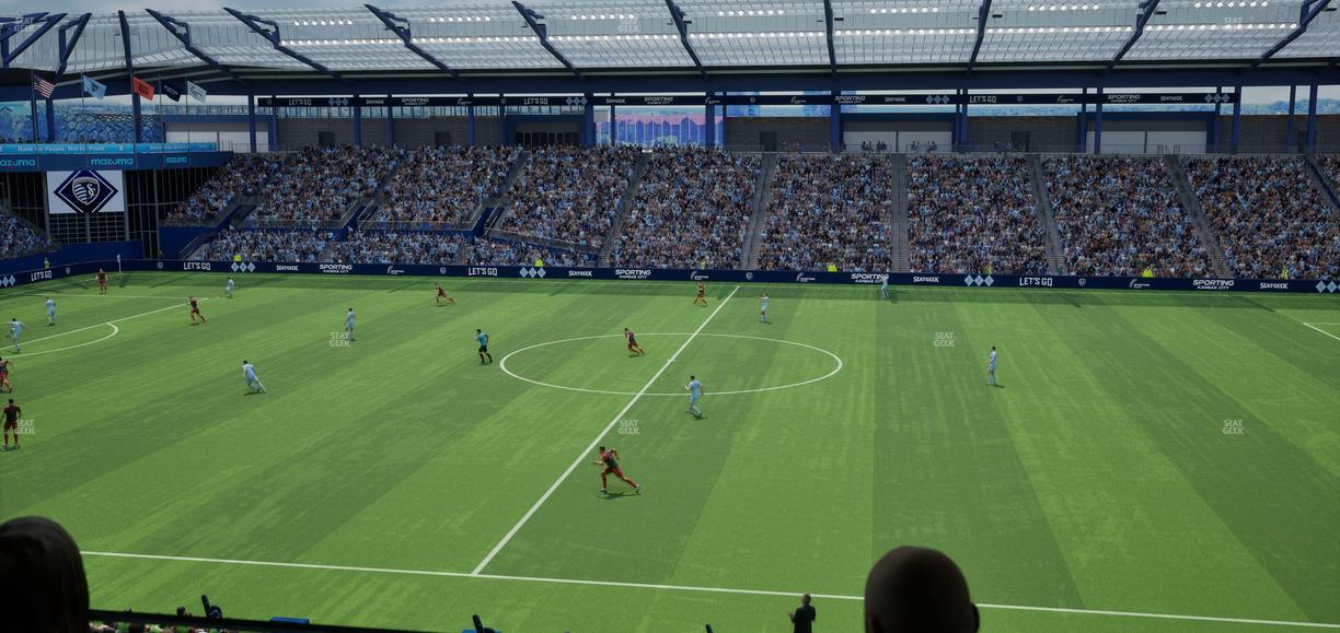Sporting Park - Section Blue Kc Suite Seat View