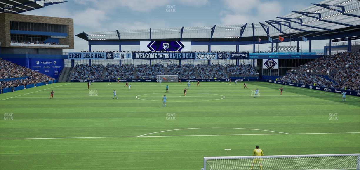 Sporting Park - Section Ga South Stand Seat View