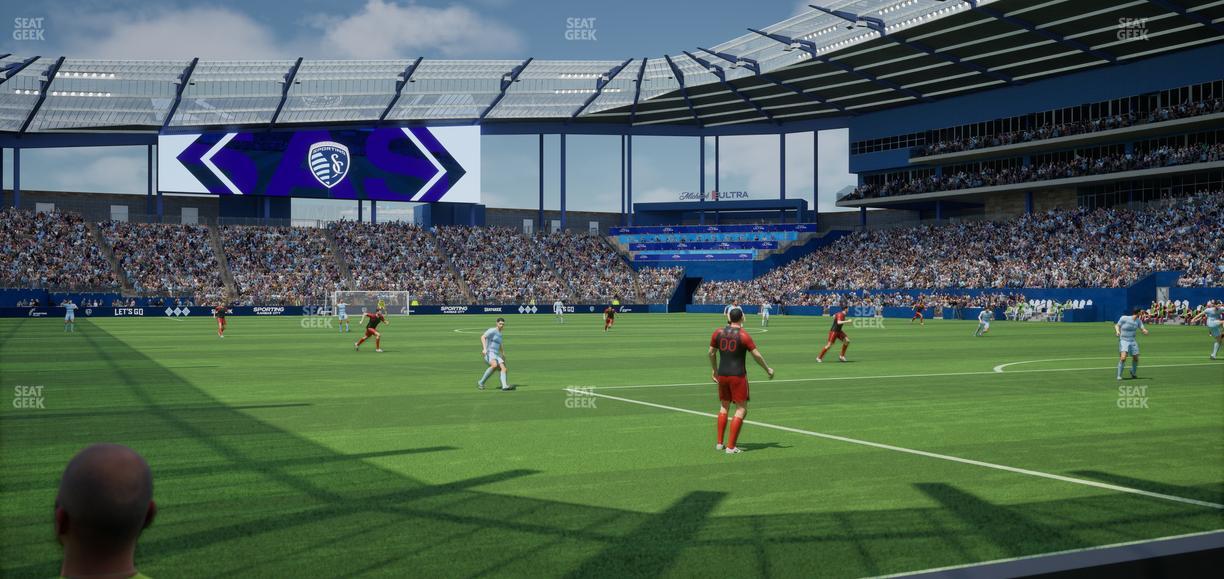 Sporting Park - Section Ga Supporter Stand Seat View