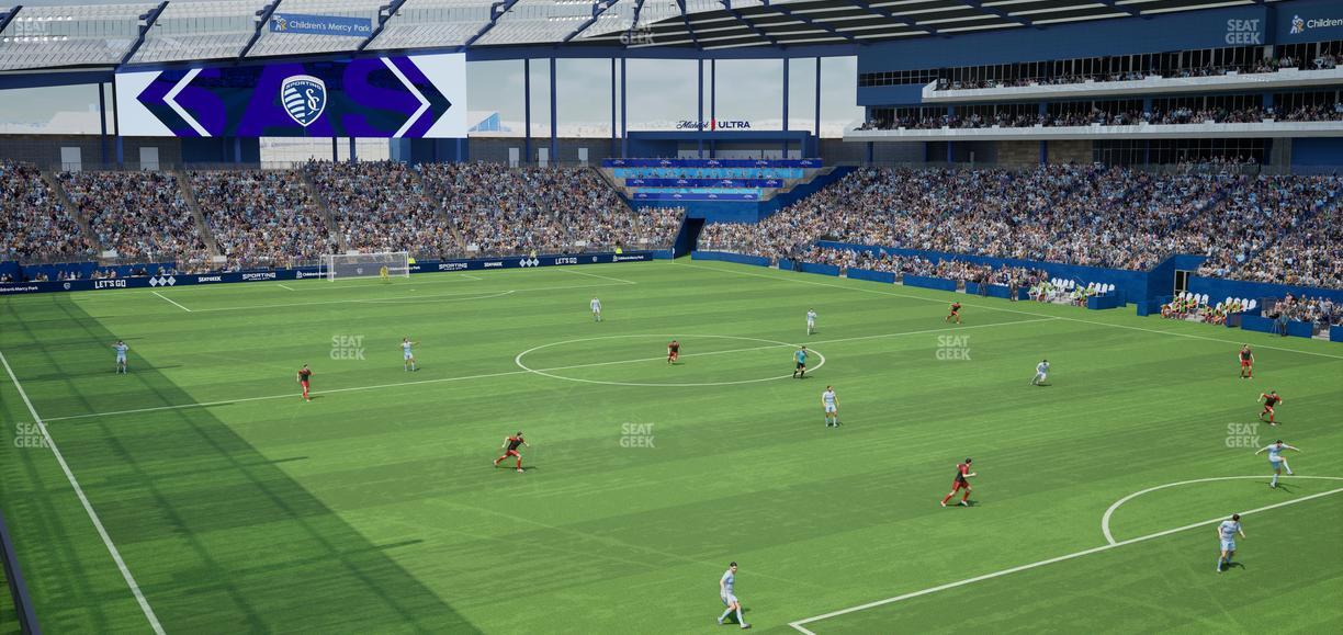 Sporting Park - Section Mazuma Suite Seat View