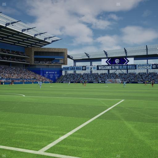 Sporting Park - Section Pitch Side Tables Seat View