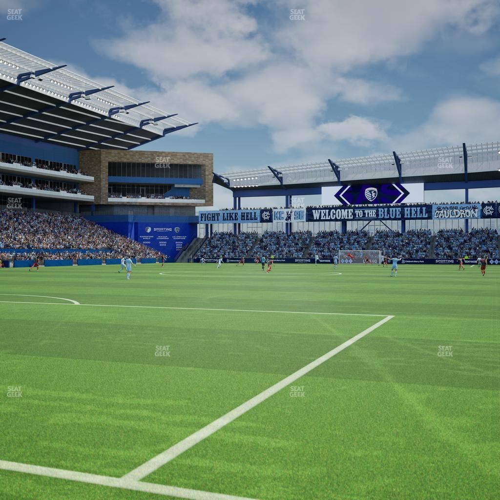 Sporting Park - Section Pitch Side Tables Seat View