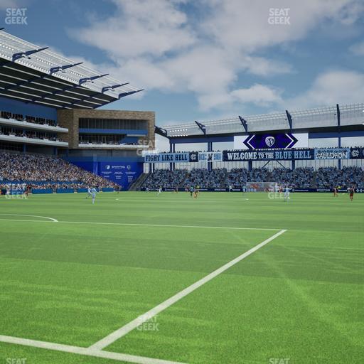 Sporting Park - Section Pitch Side Tables Seat View