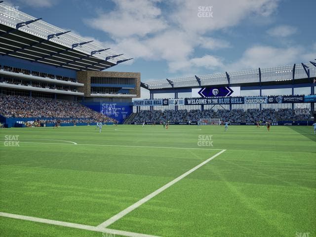 Sporting Park - Section Pitch Side Tables Seat View