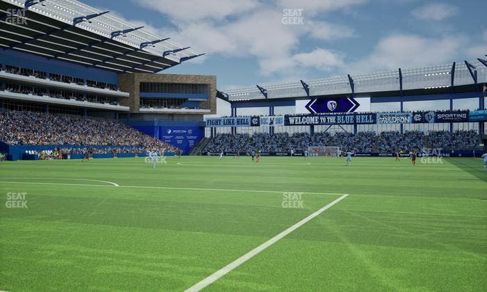 Sporting Park - Section Pitch Side Tables Seat View