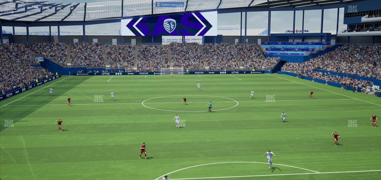 Sporting Park - Section Planet Fitness Sro Bridge Seat View