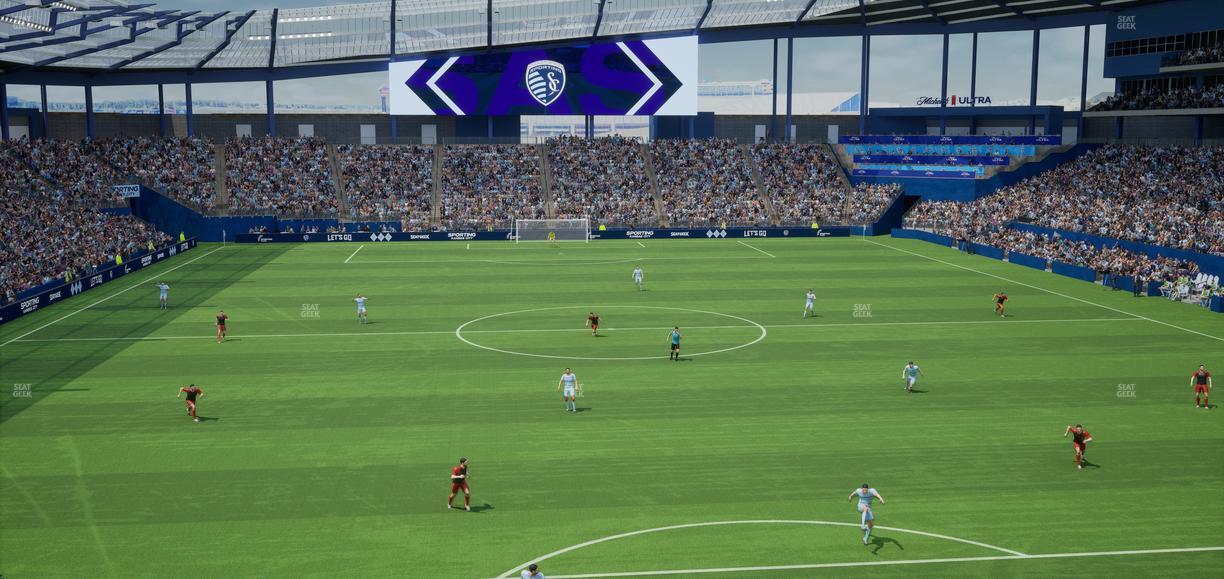 Sporting Park - Section Planet Fitness Sro Bridge Seat View