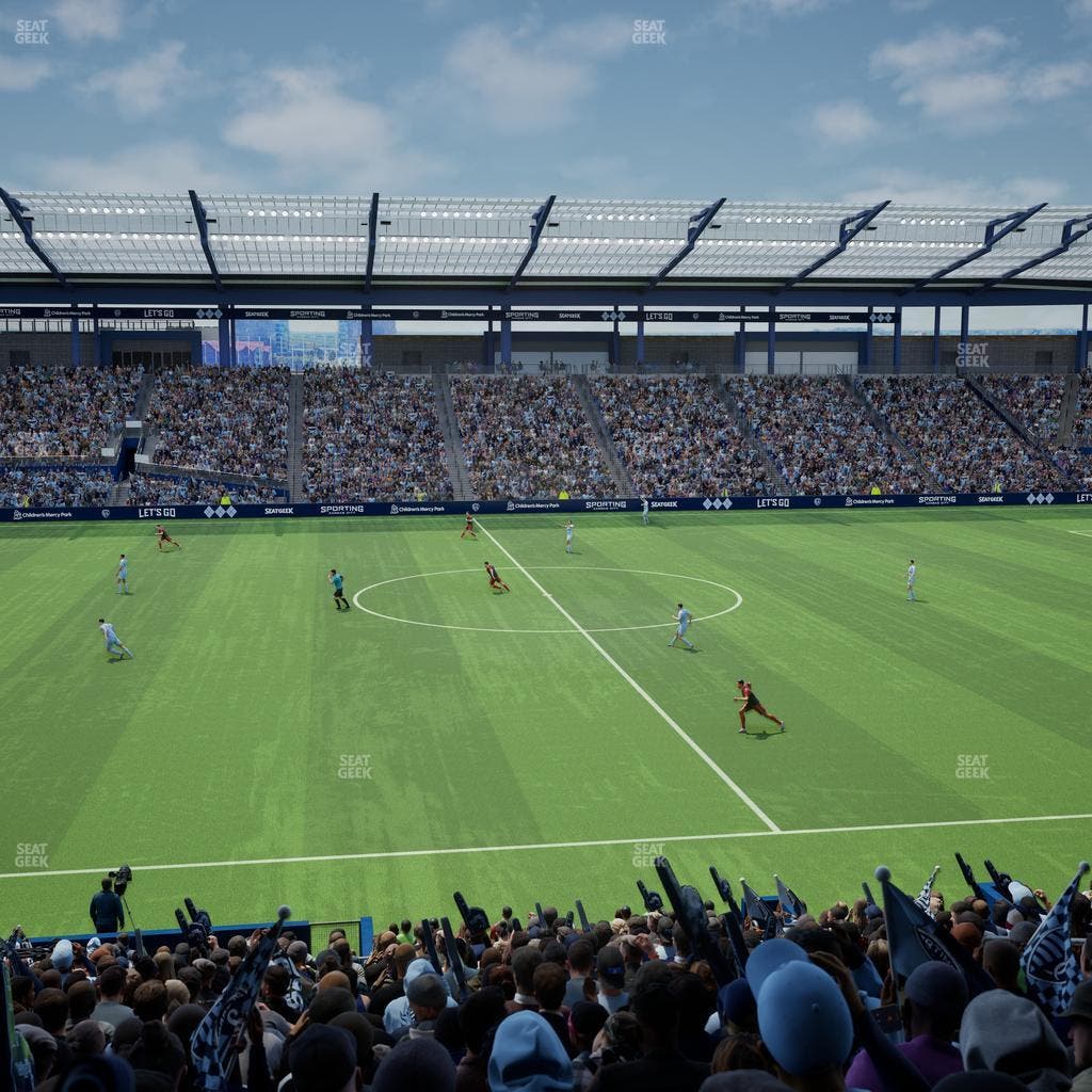 Sporting Park - Section Shield Club 106 Seat View