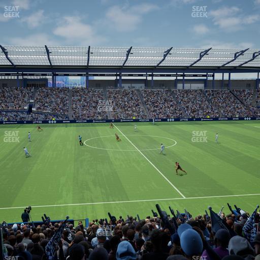 Sporting Park - Section Shield Club 106 Seat View