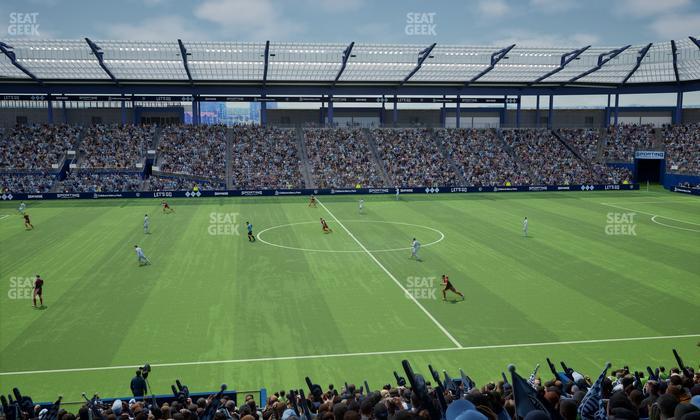 Sporting Park - Section Shield Club 106 Seat View