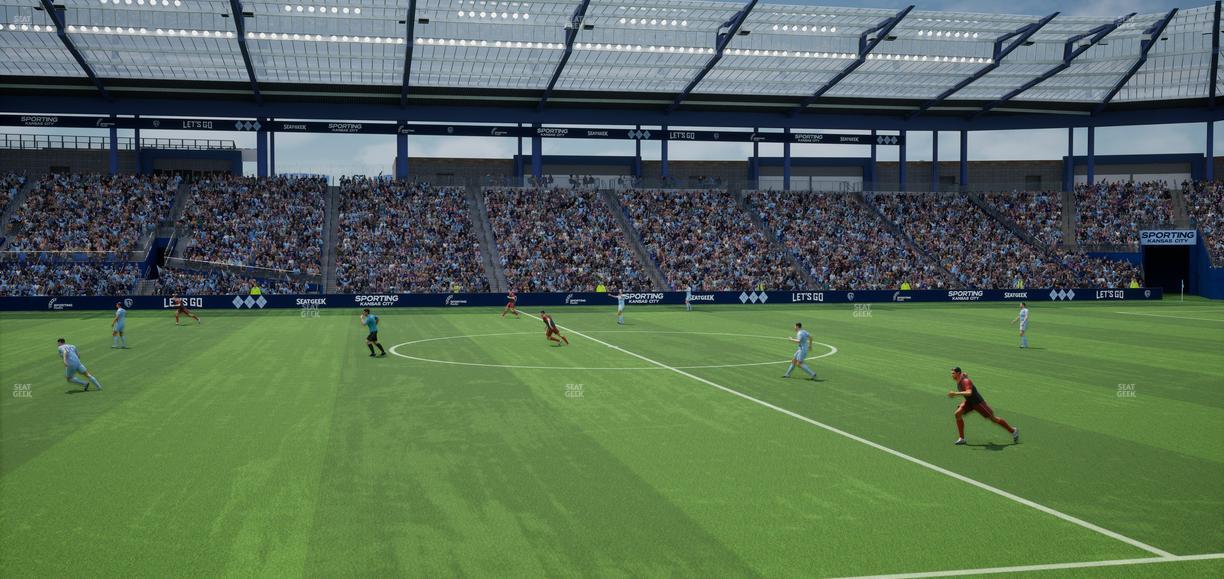 Sporting Park - Section Shield Club 106 Seat View