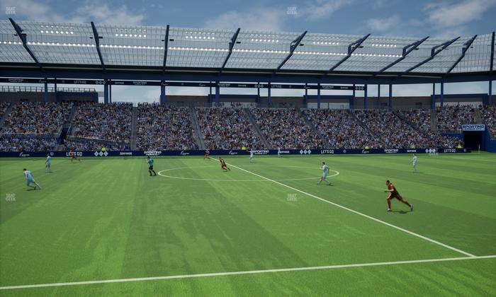 Sporting Park - Section Shield Club 106 Seat View