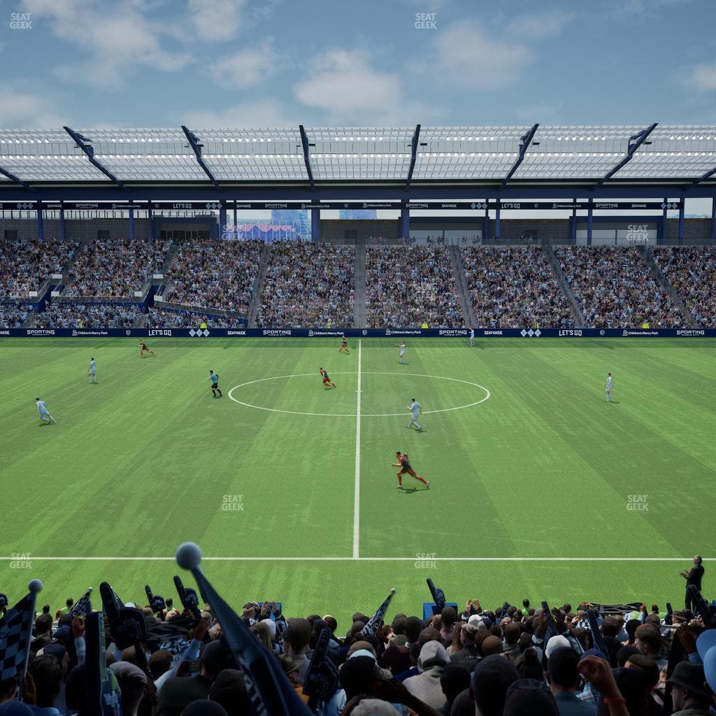 Sporting Park - Section Shield Club 107 Seat View