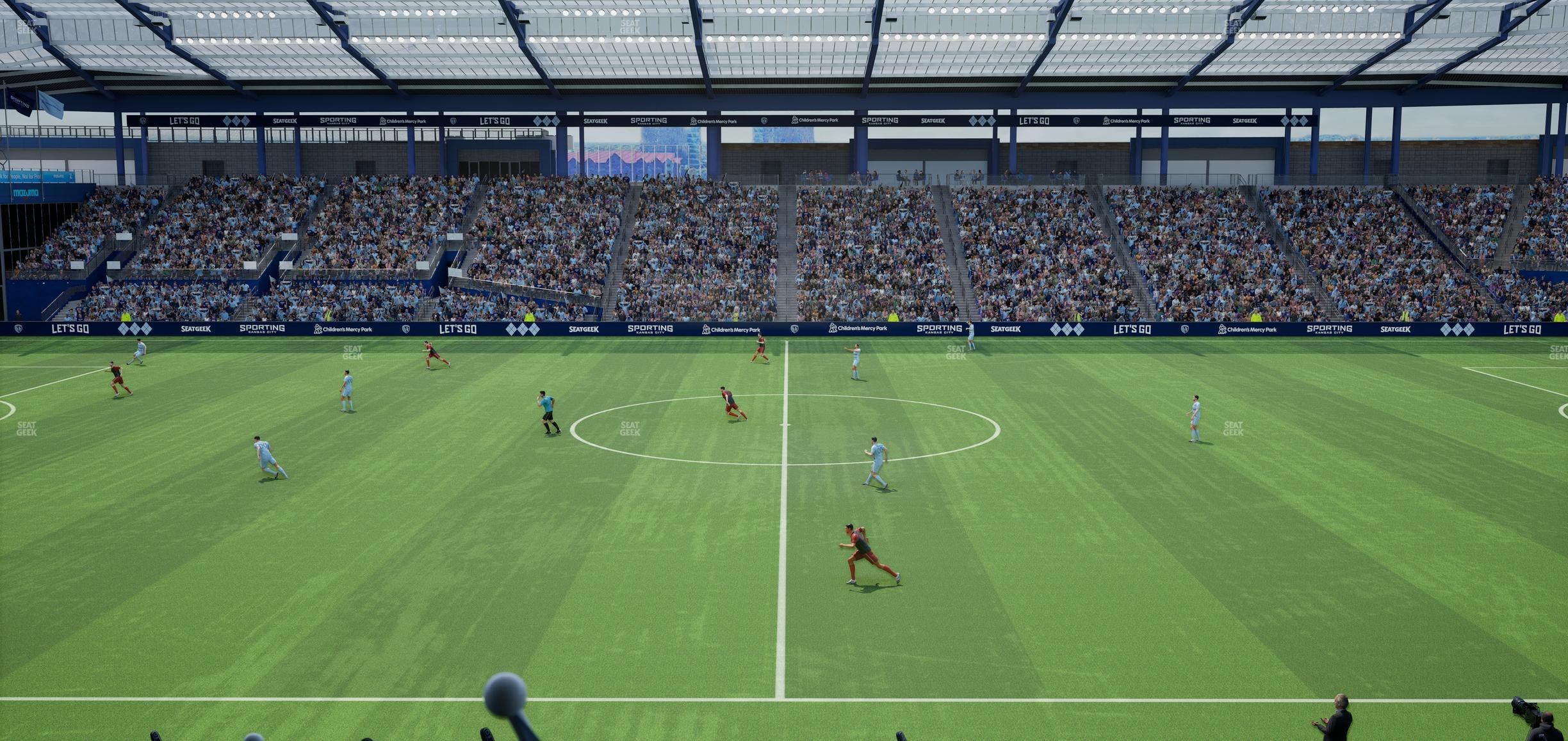 Sporting Park - Section Shield Club 107 Seat View