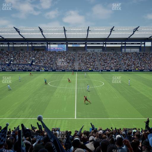 Sporting Park - Section Shield Club 107 Seat View