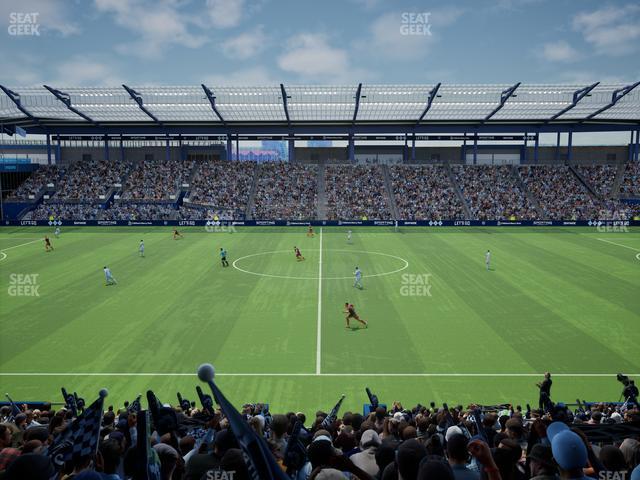 Sporting Park - Section Shield Club 107 Seat View