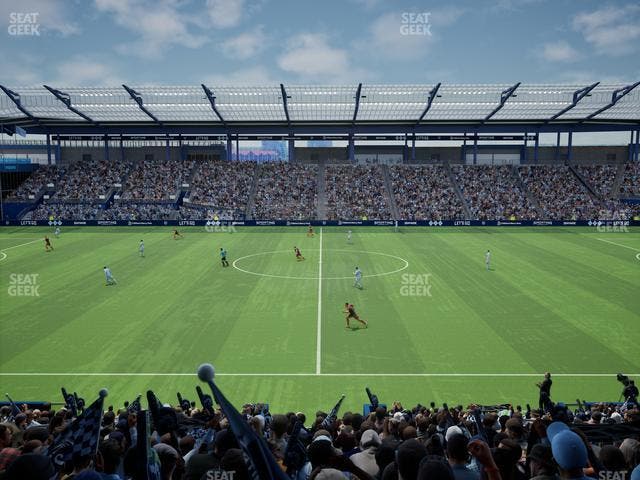 Sporting Park - Section Shield Club 107 Seat View