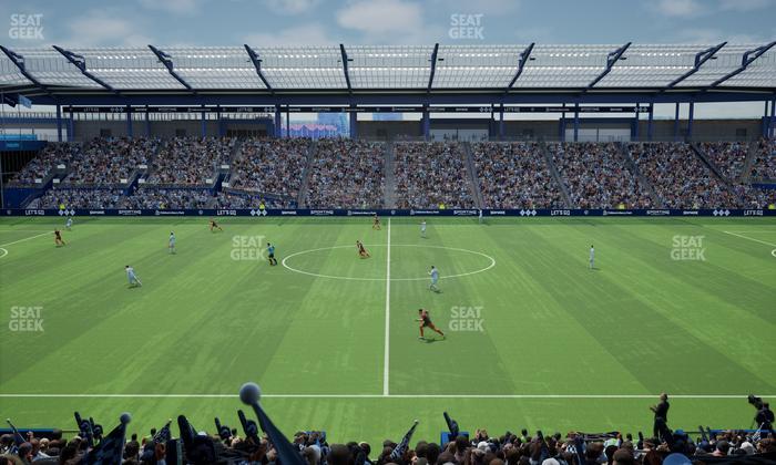 Sporting Park - Section Shield Club 107 Seat View