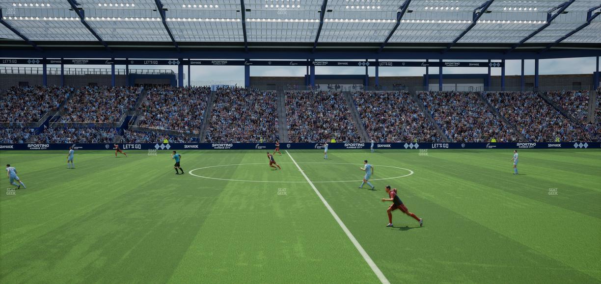 Sporting Park - Section Shield Club 107 Seat View